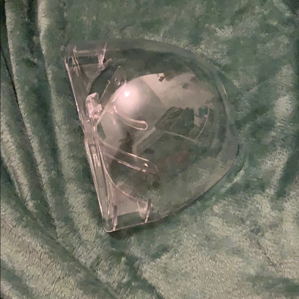Clear plastic face mask!
